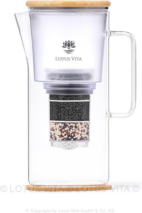 Image du produit Lotus Vita Pot à filtre en verre Katara Natura Plus (1.40 l)