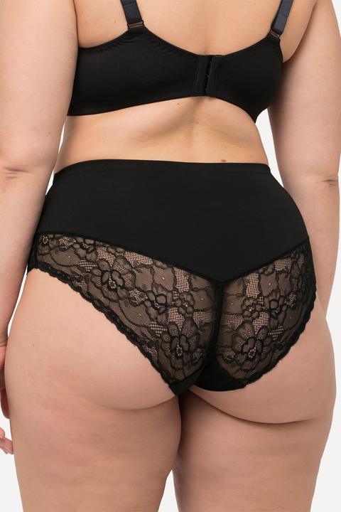 Produktbild Ulla Popken Midislips, 2er-Pack, seitlicher Spitzeneinsatz (42, 44, 2er Pack)