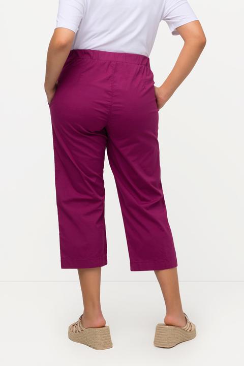 Produktbild Ulla Popken 7/8-Hose Ruby, geformtes Knie, gerades Bein, Elastikbund (56)