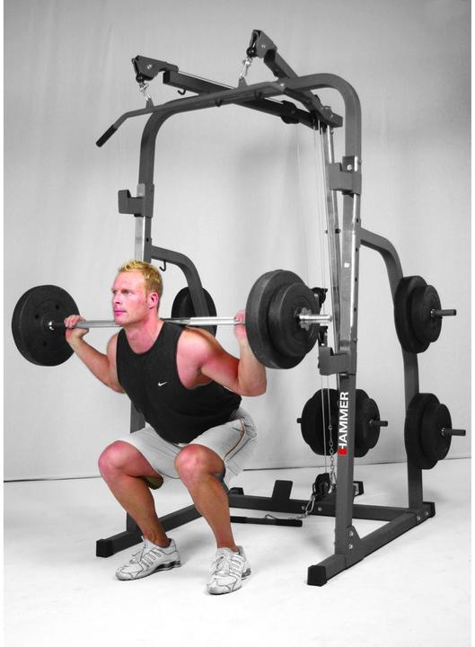 Actual product image Hammer Fitness Solid XP professional weight bench