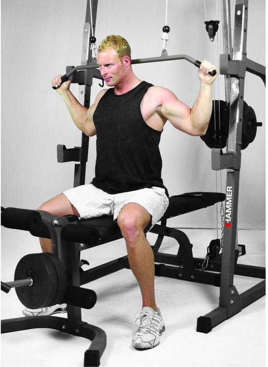 Actual product image Hammer Fitness Solid XP professional weight bench