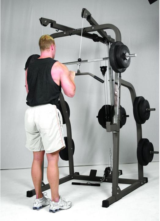 Actual product image Hammer Fitness Solid XP professional weight bench
