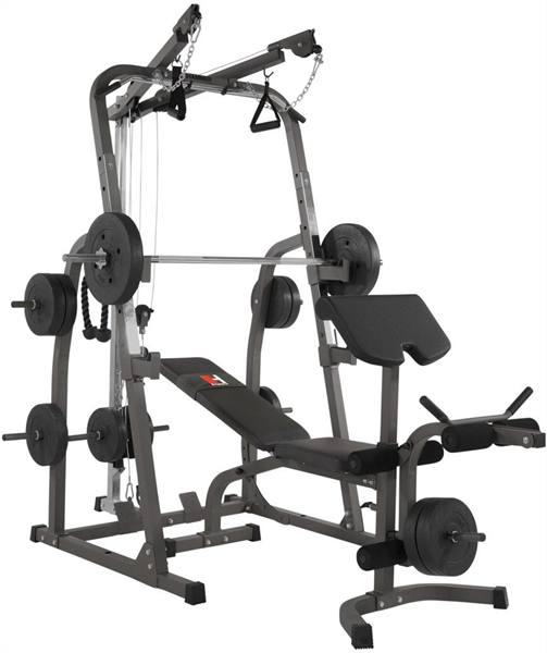Image du produit Hammer Fitness Banc d'haltérophilie complet Solid XP (avec set PowerWeights 76kg)