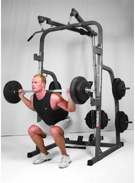 Image du produit Hammer Fitness Banc d'haltérophilie complet Solid XP (avec set PowerWeights 76kg)
