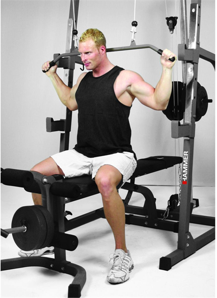 Image du produit Hammer Fitness Banc d'haltérophilie complet Solid XP (avec set PowerWeights 76kg)