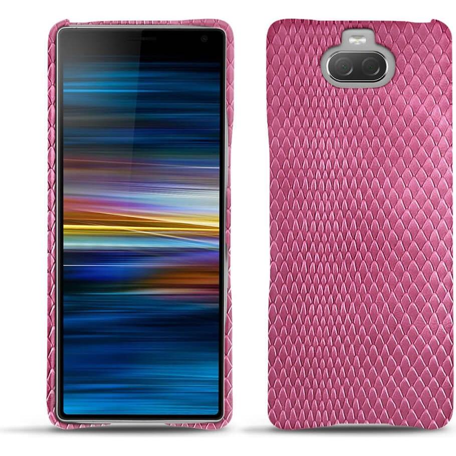 Noreve Lederschutzhülle (Sony Xperia 10), Smartphone Hülle, Rosa