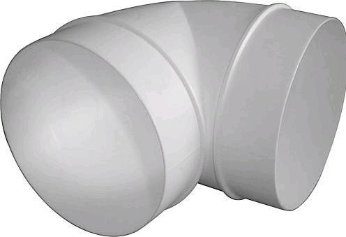 Actual product image Upmann Round elbow 90 degrees with socket d125