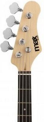 Actual product image Max Music Electric Bass GigKit White (Electric guitar, Body: Lime, Neck: Maple)