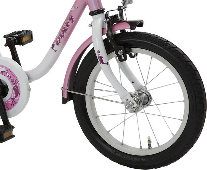 Actual product image Vermont Dolfy 12 inch pink / white (12")