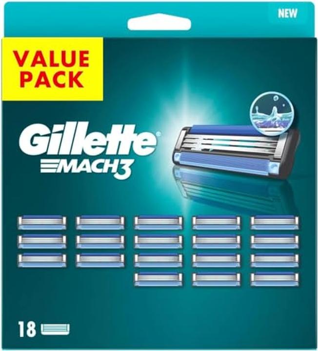 Actual product image Gillette Refill Blades Mach3 6x18CT (108 x)