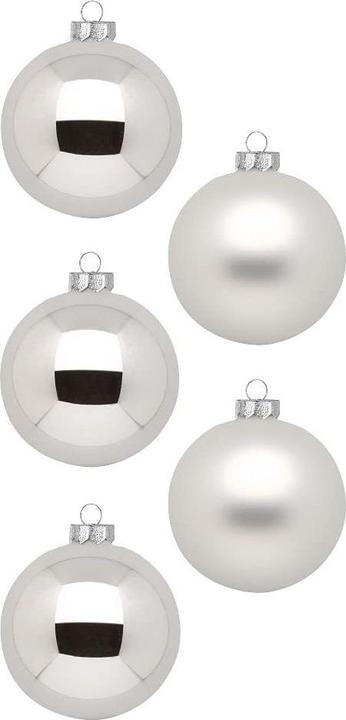 Image du produit Inge’s Glas Christmas Decor Boule de Noël Frosty Silver Ø 4 cm 36 pièces (36 x)