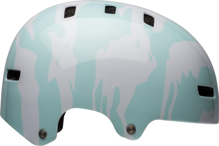 Azzurro, bianco ravine lucido