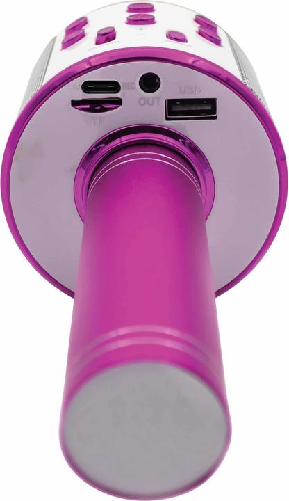Actual product image Denver Karaoke Microphone Speaker KMS-20P, pink