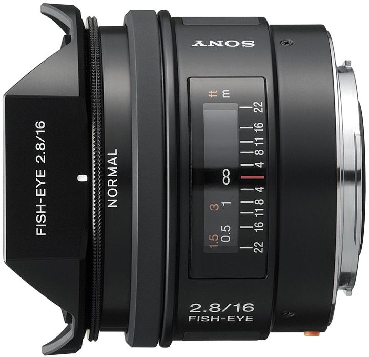 Produktbild Sony 16mm f/2.8, Fisheye, Full Frame A-Mount (Sony A, Vollformat)