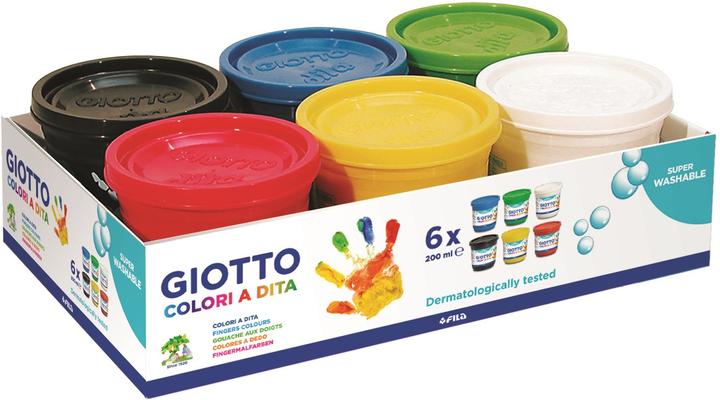 Image du produit Giotto FINGER PAINT 6X200 ML
