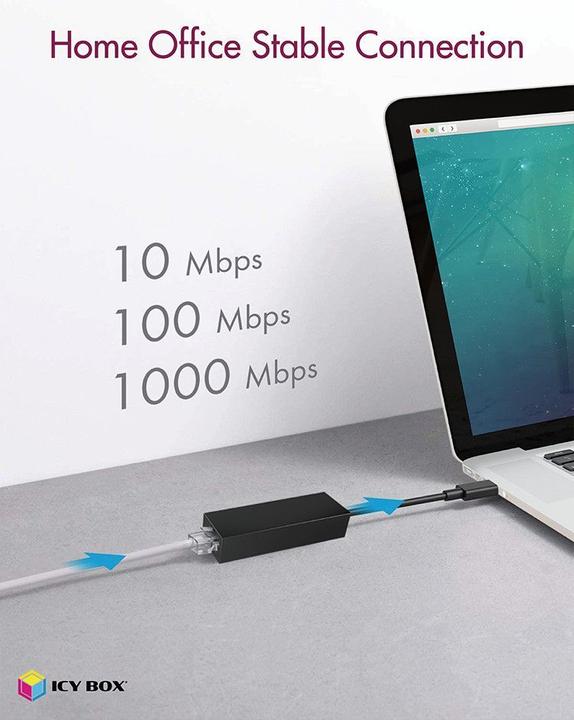 Produktbild Icy Box IB-AC501A (USB, RJ45 Gigabit Ethernet (1x))