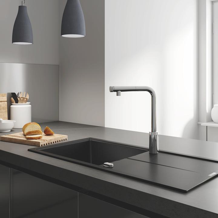 Produktbild Grohe K400 Kompositspüle mit Abtropffläche (Aufsatzspülbecken, 50 cm, 100 cm)