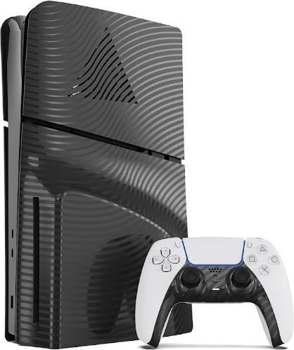 Produktbild Maxx Tech PS5 Slim Face Plates - Black Wave (PS5) (PS5)