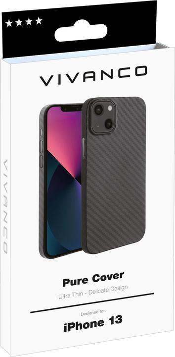 Actual product image Vivanco Pure Mobile Phone Protective Case 15.5 cm (6.1"" ) Cover Black (Apple iPhone 13)