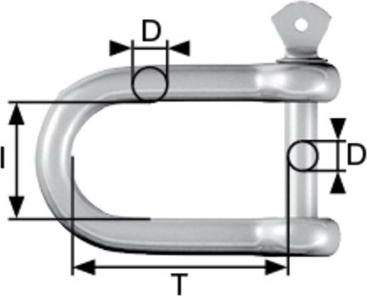 Image du produit Dörner + Helmer Manille avec goujon