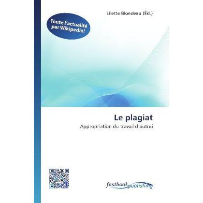 Le plagiat, Fachbücher