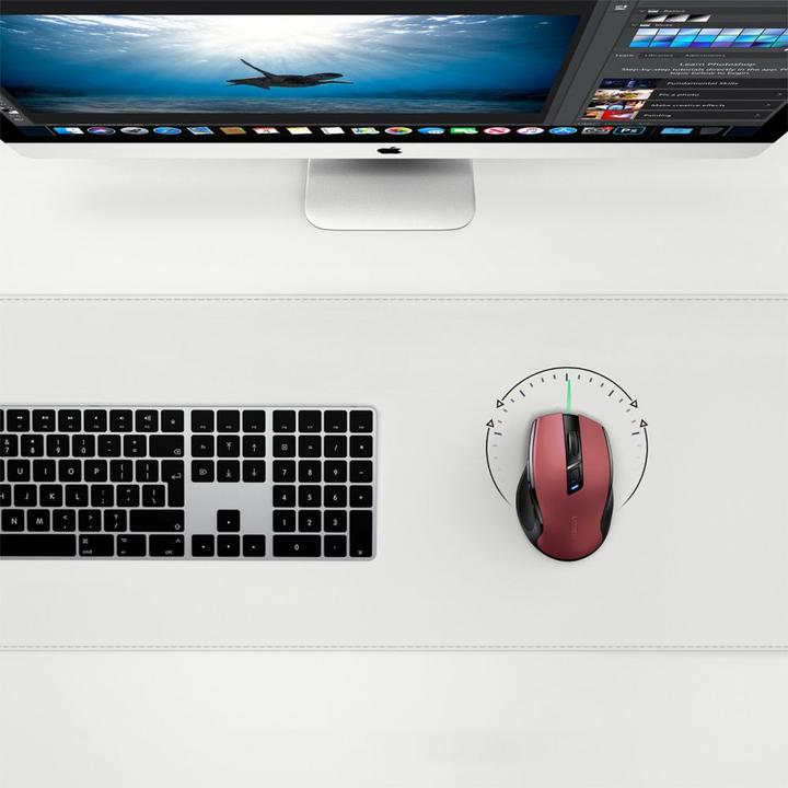 Immagine prodotto Ugreen Mysz Bezprzewodowa mysz MU006 2.4 GHz + Bluetooth 5.0 (czerwona) (Senza fili)