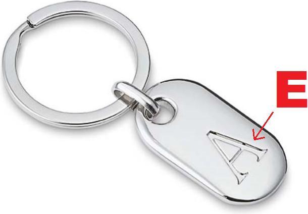 Actual product image Philippi Keychain E