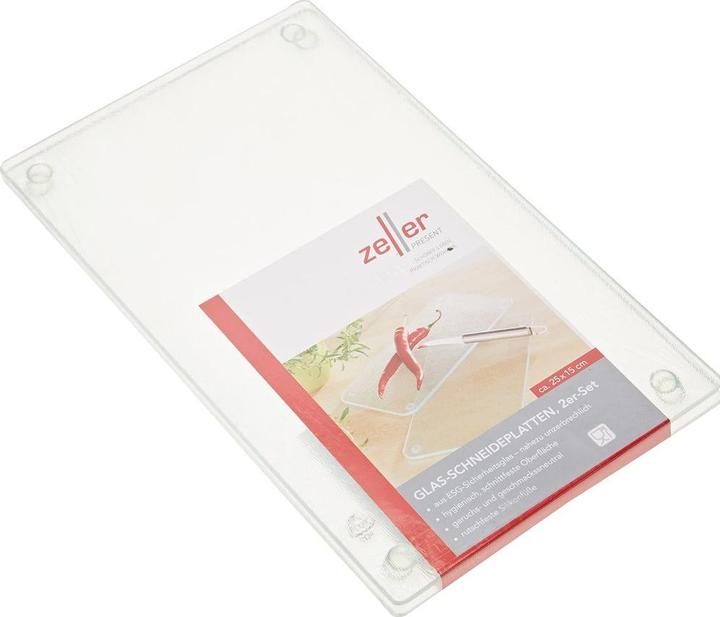 Actual product image Zeller Present Glass cutting boards