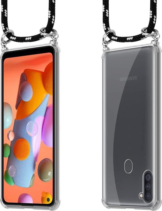 Produktbild Cadorabo TPU Handy Kette SILBER Cover
