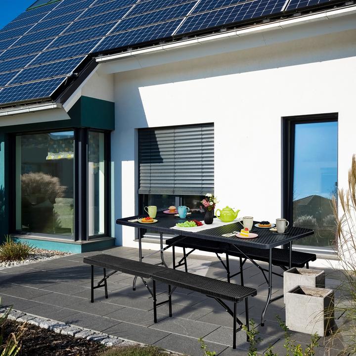 Produktbild Relaxdays Gartentisch (180 x 74 x 72 cm)