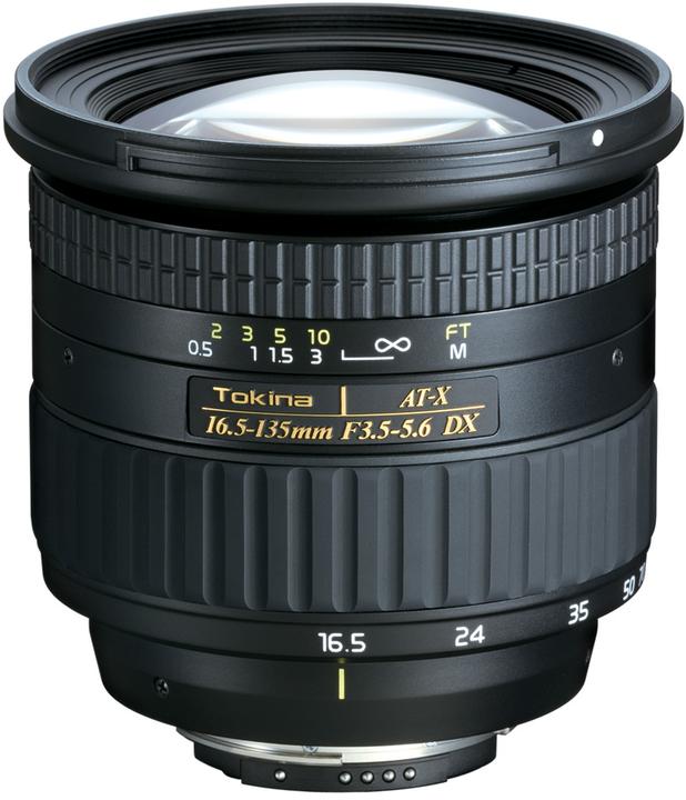 Tokina AT-X 16.5-135 IF DX, 16.5-135mm, f/3.5-5.6, Nikon (Nikon F, APS-C / DX)