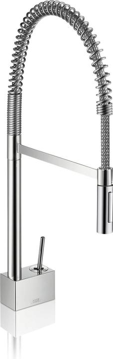 Image du produit hansgrohe Mitigeur monocommande pour évier AXOR STARCK DN 15 avec douchette extractible Stain steel optic