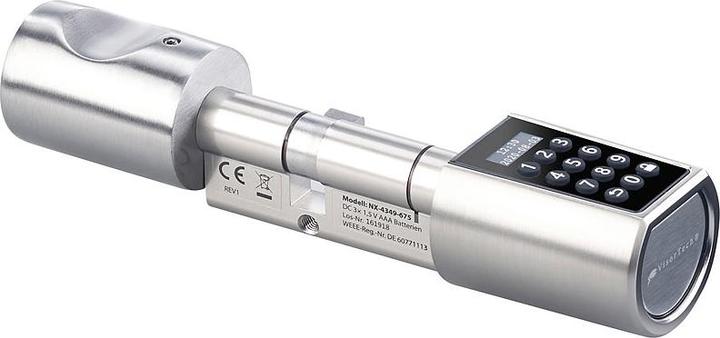 Produktbild VisorTech Elektronischer Tür-Schliesszylinder (Elektronische Zahlenkombination, Schlüsselkarte)