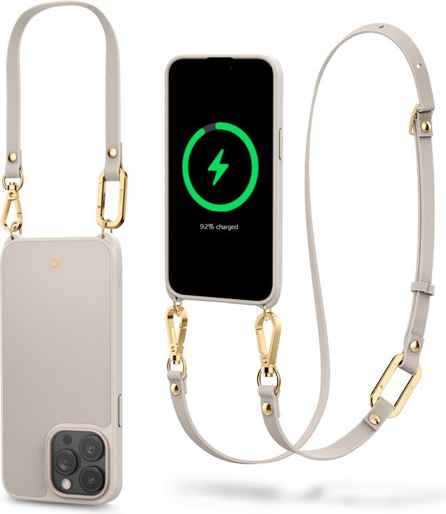 Produktbild Spigen Cyrill Classic MAG iPhone 15 Pro Max 6,7" charm Magsafe kremowy/cream ACS06637 (Apple iPhone 15 Pro Max)