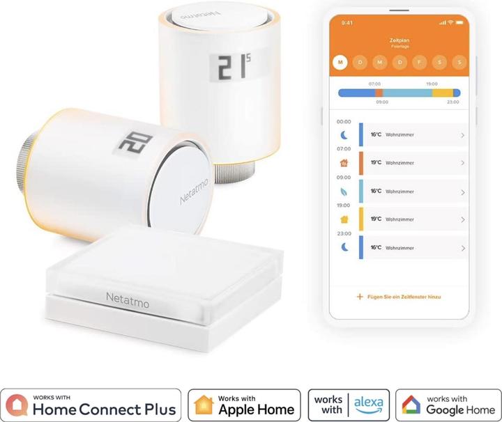 Actual product image Netatmo Starter kit Smart Radiator Valves