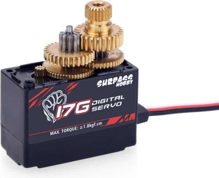 Actual product image Surpass Hobby Servo 17G S0017M