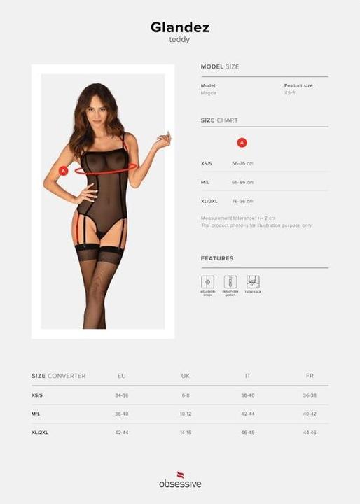 Produktbild Obsessive Glandez Teddy Xl/Xxl (XL)