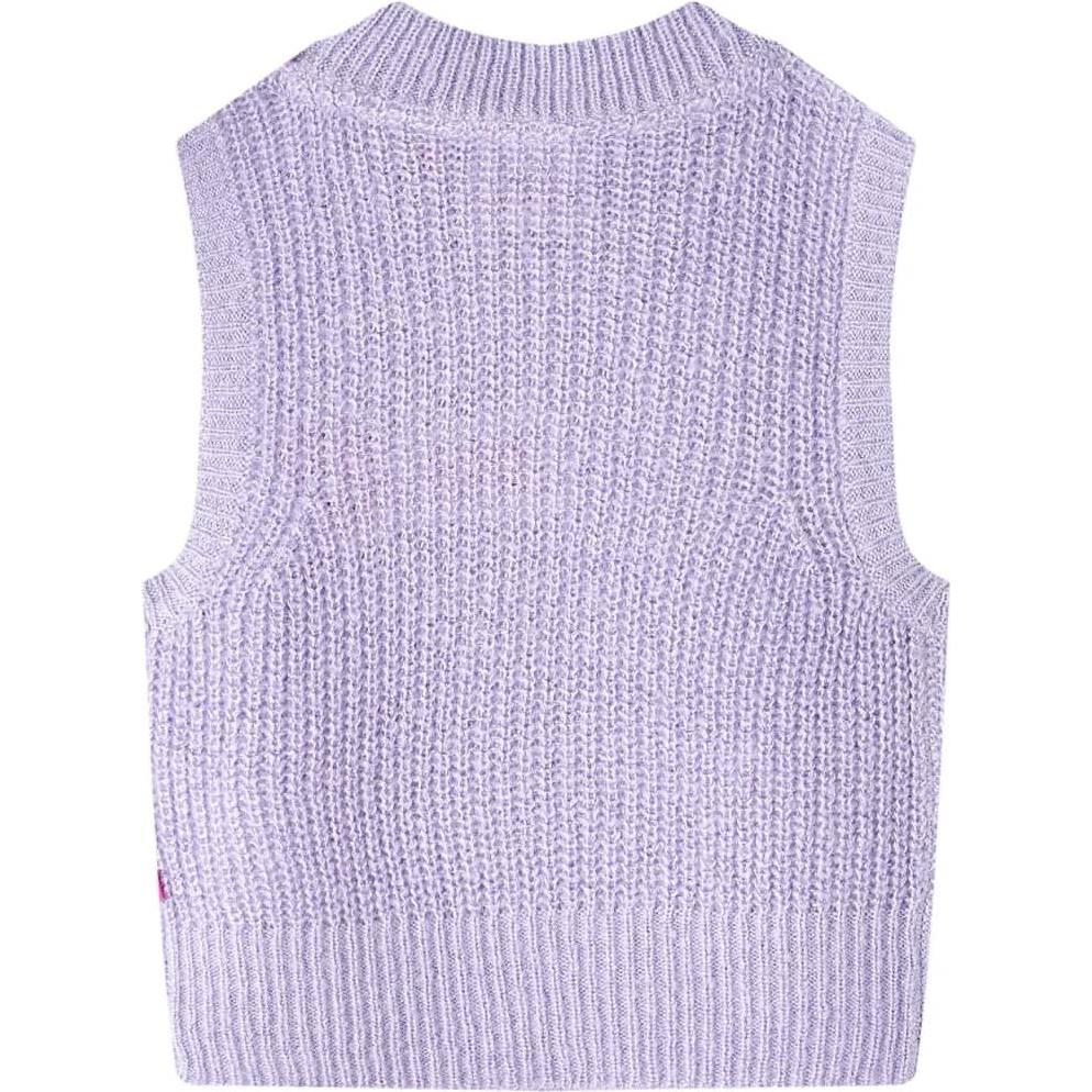 Thumbnail - VidaXL, Jungen, Weste, Kinder-Pulloverweste Gestrickt Helllila 104,Material: 67, Violett, (104)