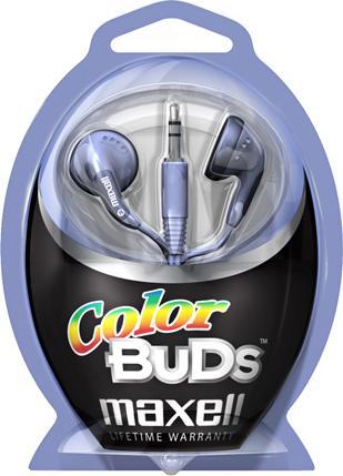 Maxell Colour Budz Headphones Purple (Cable)