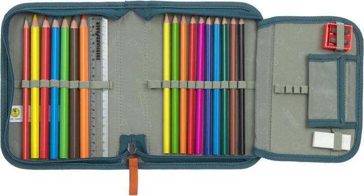 Produktbild Lässig Schulranzen-Set 6-tlg. Slim Unique dark green (21 l)