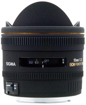 Produktbild Sigma 10mm, f/2.8 EX DC HSM Diagonal-Fisheye, Nikon F DX (Nikon DX, APS-C / DX)