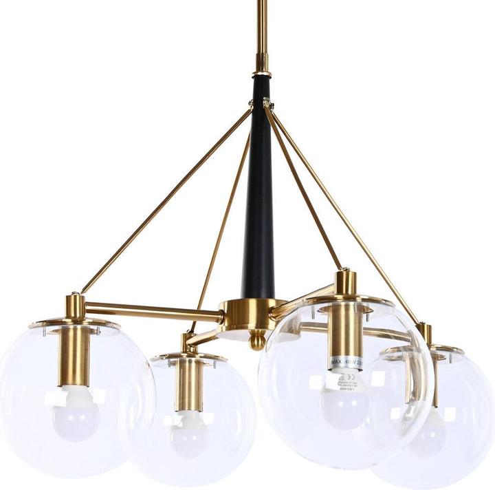 Produktbild DKD Home Decor Deckenlampe 50 x 50 x 144 cm Kristall Gold Metall 50 W (E14)