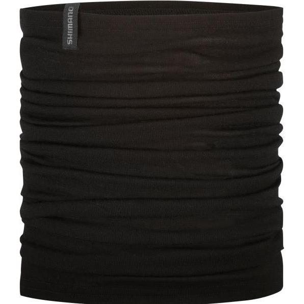 Shimano, Sturmhaube + Halsschlauch, Dorai Neck warmer Black (one size), Schwarz, One Size