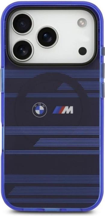 Actual product image BMW MagSafe Transparente IML-Hülle mit Metallknöpfen und Liniendesigns für iPhone 17 Pro Max (Apple iPhone 17 Pro Max)