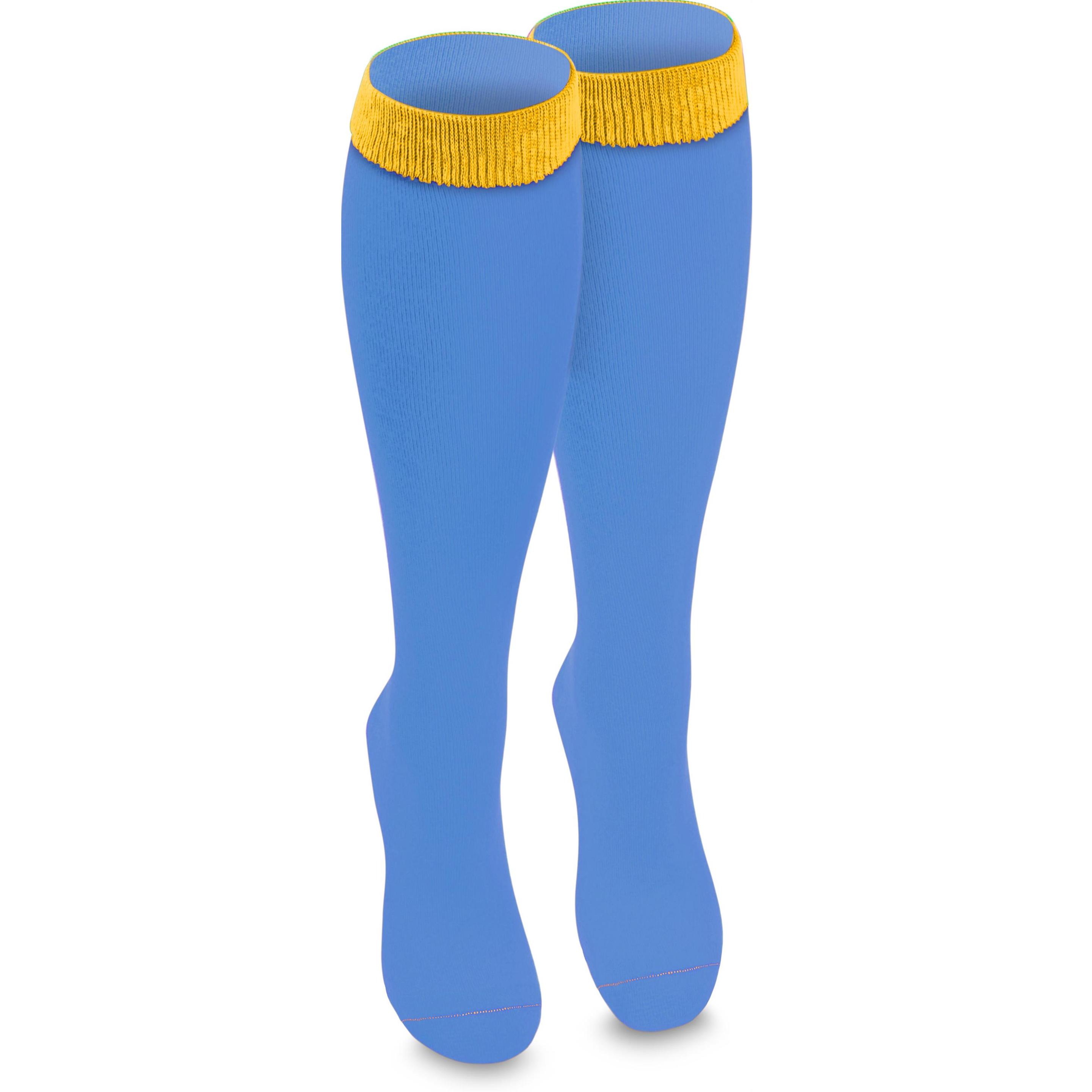 Thumbnail - Normani, Herren, Socken, 1 Paar Kniestrümpfe Bi-Color, Blau, (Einzelpack, 39 - 42)
