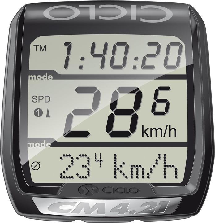 Actual product image Ciclosport CM 4.21 Bike computer with heart rate measurement