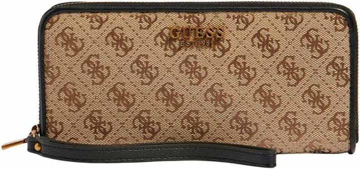 Guess Textile Wallet, SWJB84, Latte/Black, For Women