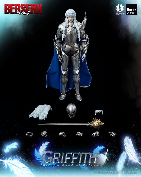 ThreeZero Berserk figurine 1/6 Griffith (Reborn Band of Falcon) 30 cm