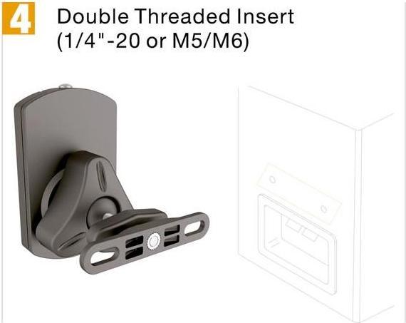 Produktbild Velleman Universal-Wandhaltererung Für Lautsprecher (1 Paar) (1 Paar, Wandmontage, Drehbar)