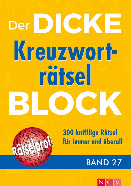 Produktbild Der dicke Kreuzworträtsel-Block Band 27 (Deutsch, 2018)
